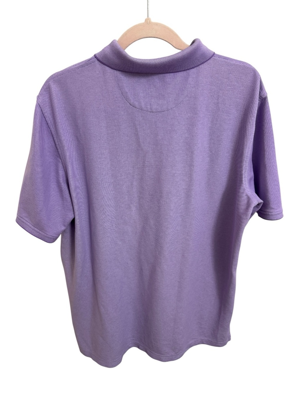 IZOD Men’s LT Lavender Short Sleeve Shirt Size Large Tall - Picture 7 of 9